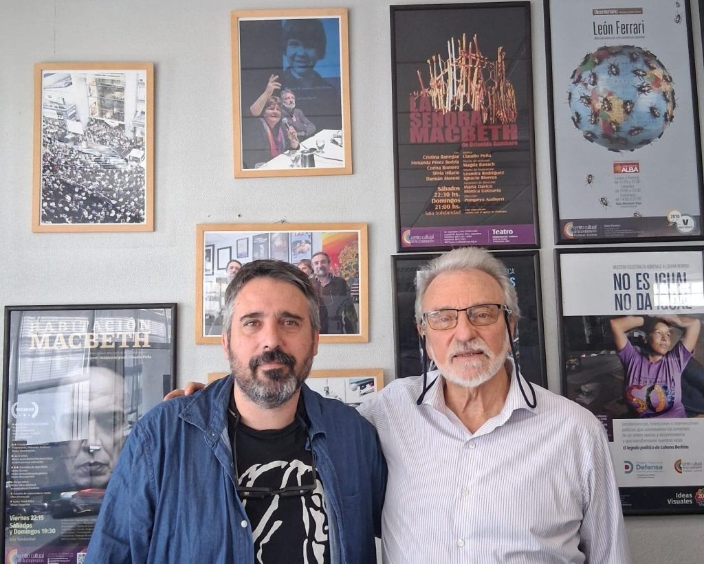 Manuel Santos Iñurrieta (director artístico) y Juan Carlos Junio (director del CCC)