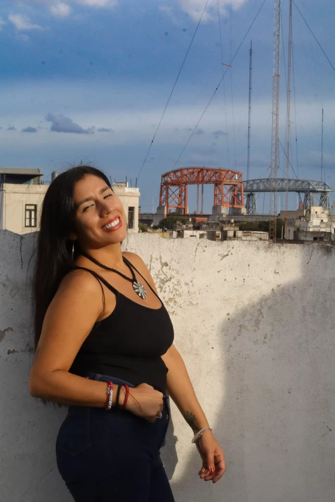 Mariana Jaqueline Ramirez en Casa Suiza, La Boca.
Ph: Maria Louredes Peyregne.